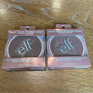 Halo Glow Powder Filter - E.L.F Pressed Powder Rich Cool x2 NEW